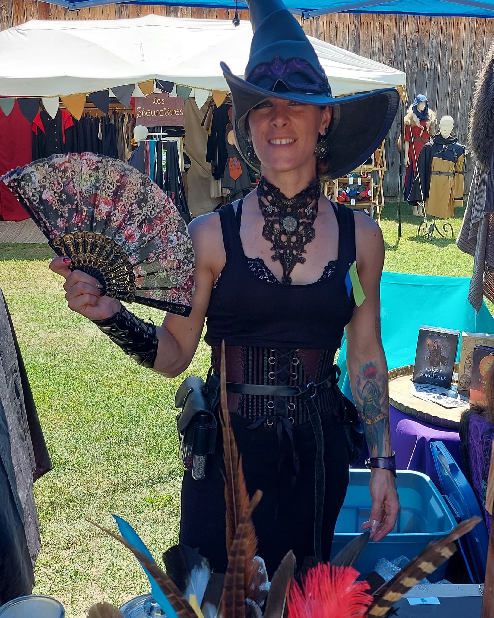 Noctura Anna lors d'un festival