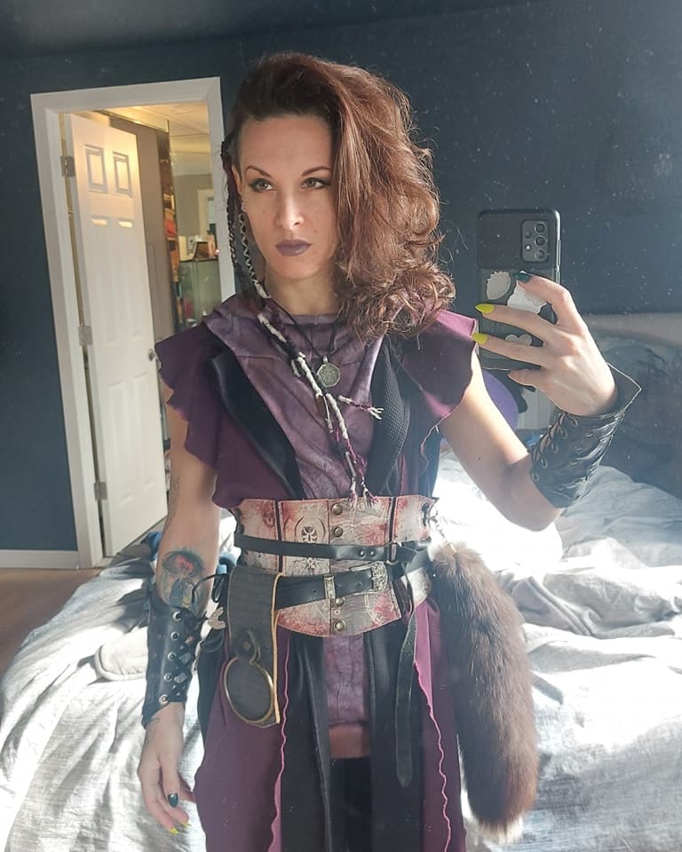 Noctura Anna en tenue viking
