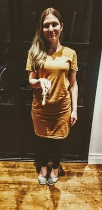 Baguette en Sureau avec Amethyste - vue 2