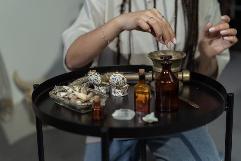 Jeu de Runes Futhark en Pierre - vue 2