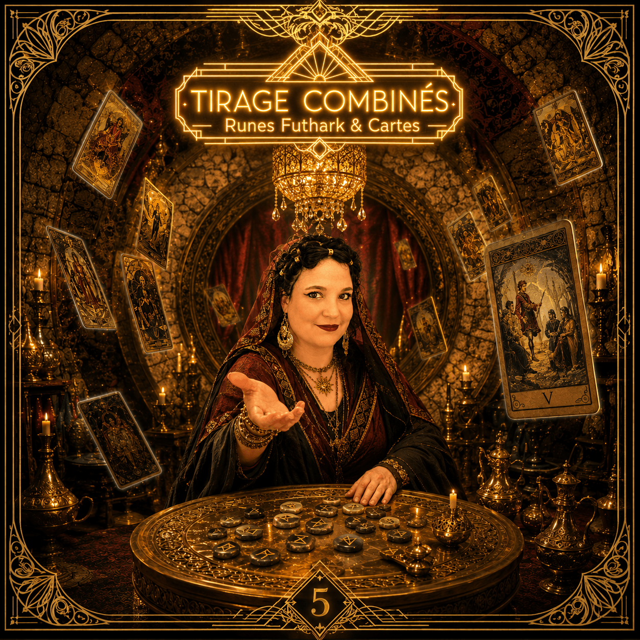 TIRAGE COMBO RUNES FUTHARK & CARTES